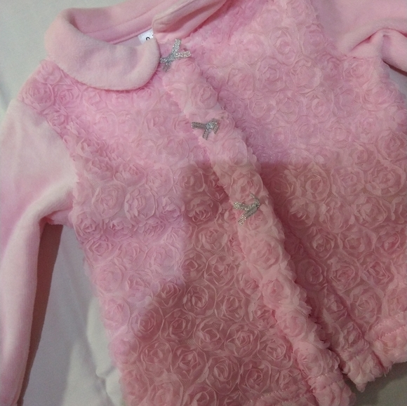 George Cardigan Baby Girls sweater Size 0-3m - Picture 4 of 16